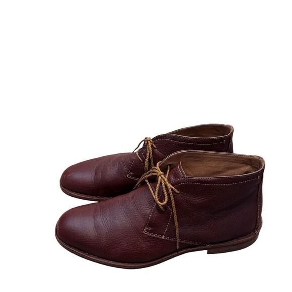 TRASK Men's Brady Boot in brown leather 13 - Picture 1 of 7